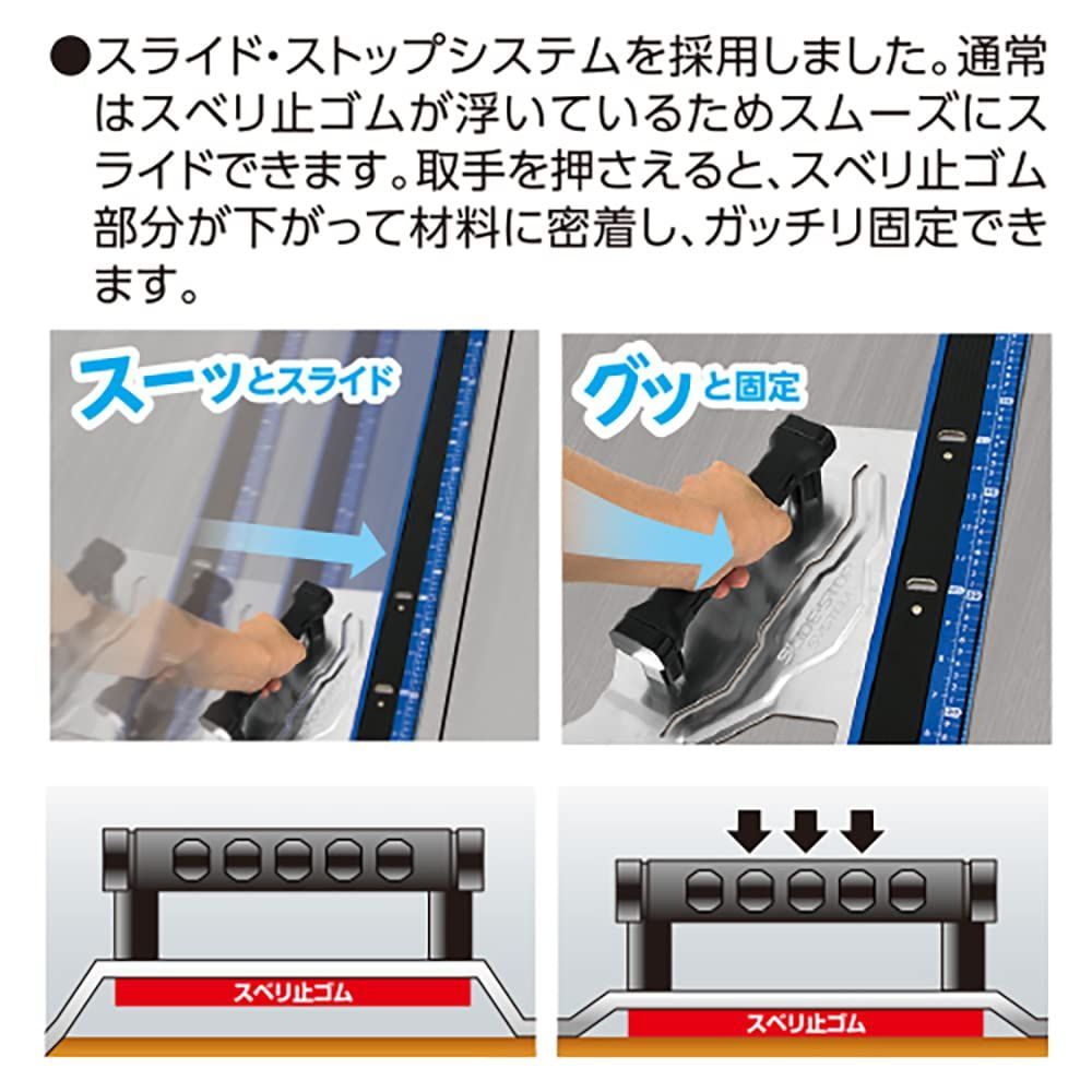 特価商品】丸ノコガイド定規 エルアングル Sokutei) Plus 併用目盛