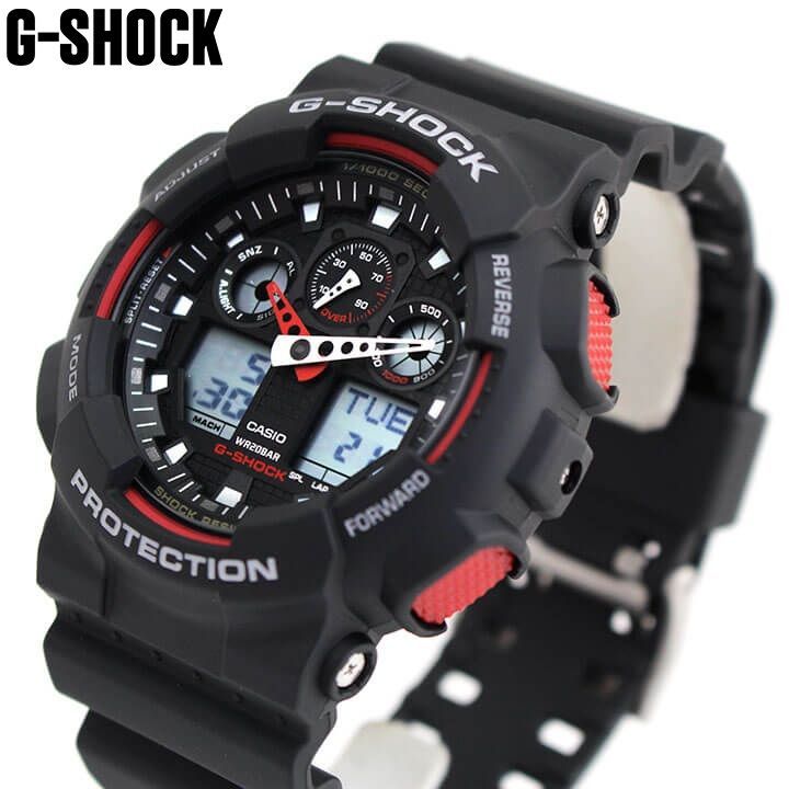 CASIO Gショック GA-100-1A4 海外モデル メンズ 腕時計 カシオ G-SHOCK 