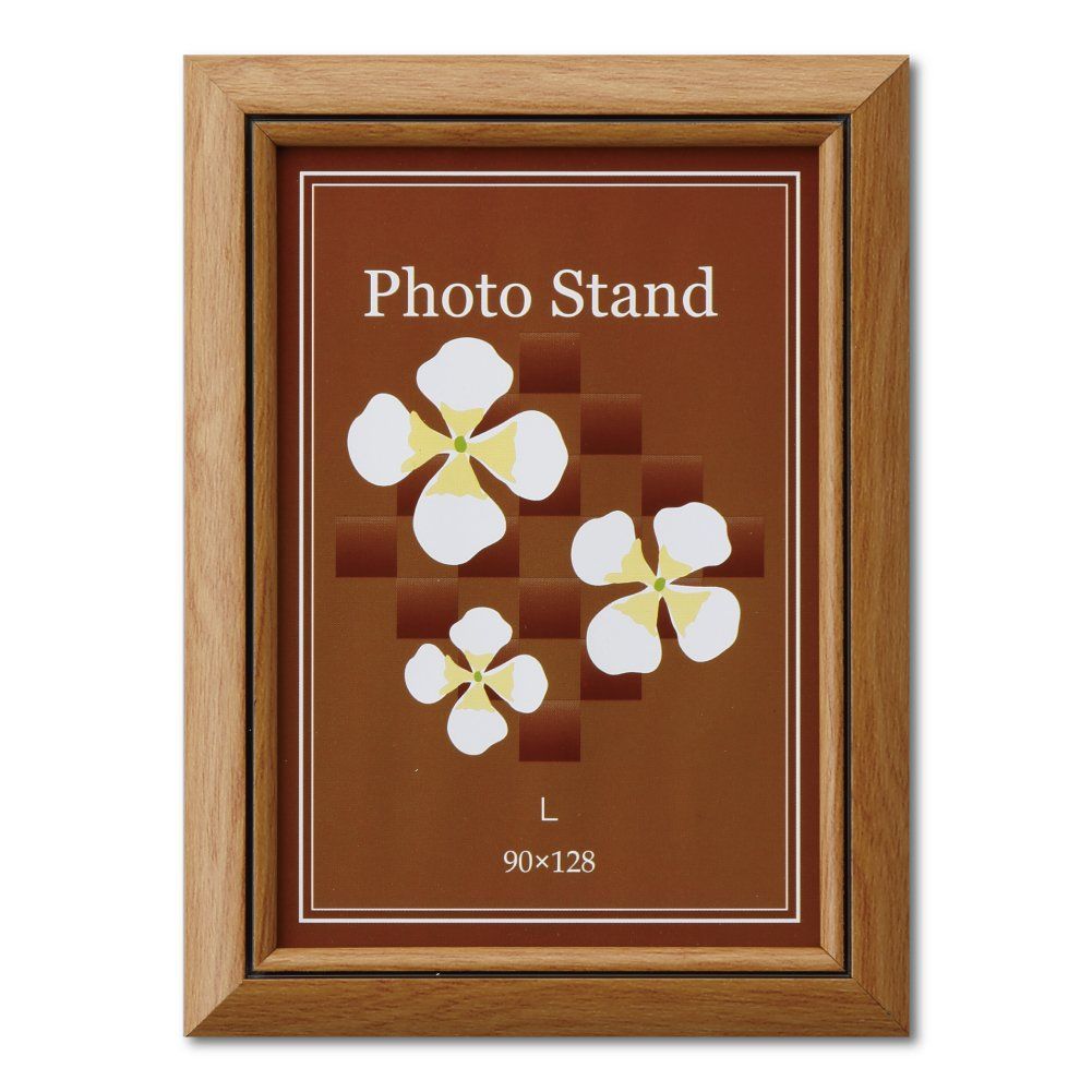 【在庫セール】L判 樹脂製 ナチュラル ロトンド 写真立 R08802001 額縁 大仙