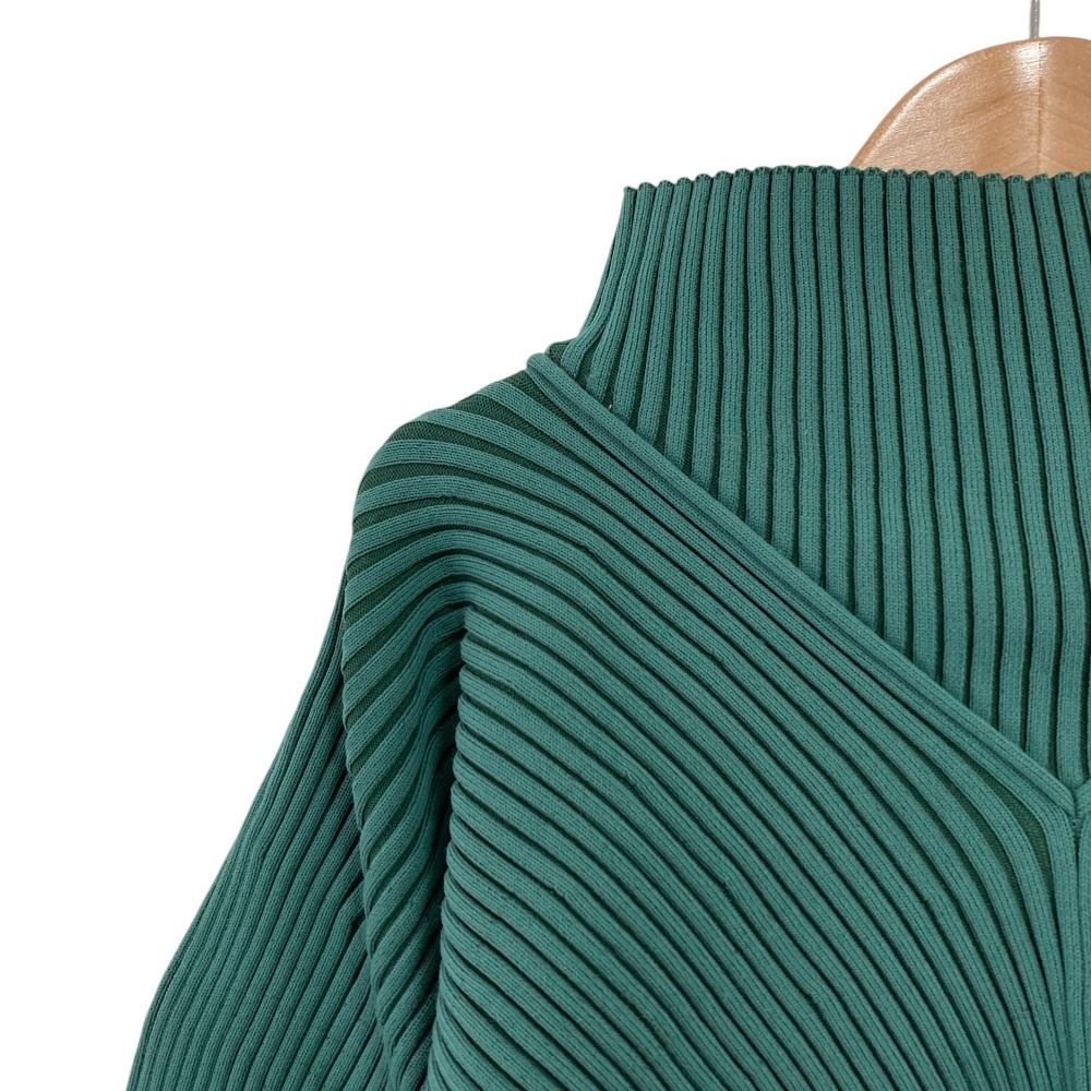 美品 22AW ISSEY MIYAKE イッセイミヤケ ハイネック プリーツ ニット