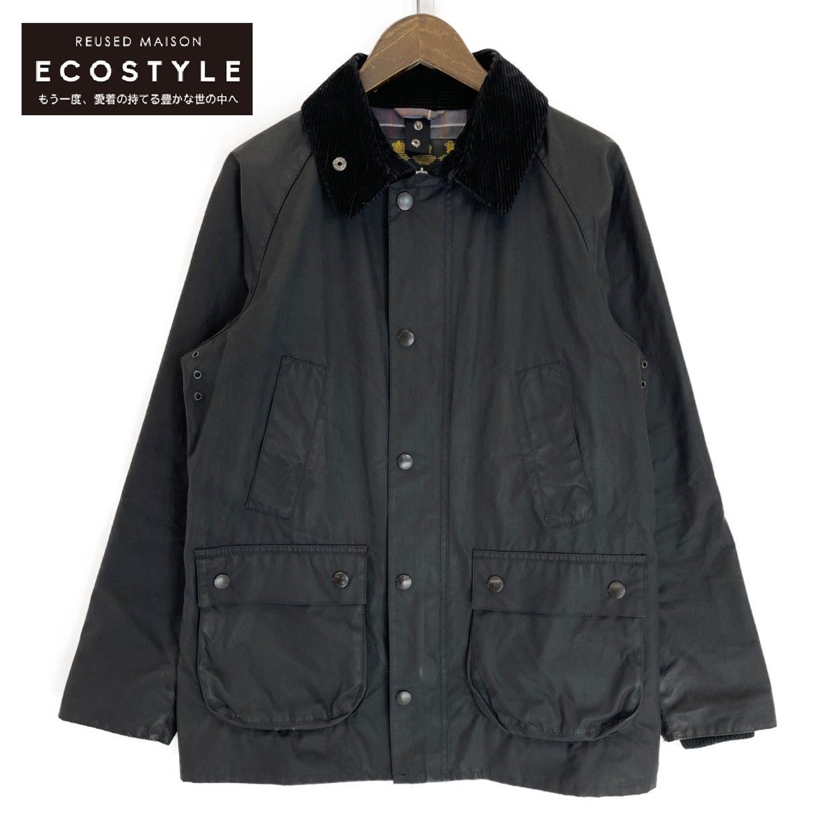 Barbour バブアー ブラック 1902129 ビデイルSL オイルドジャケット 38