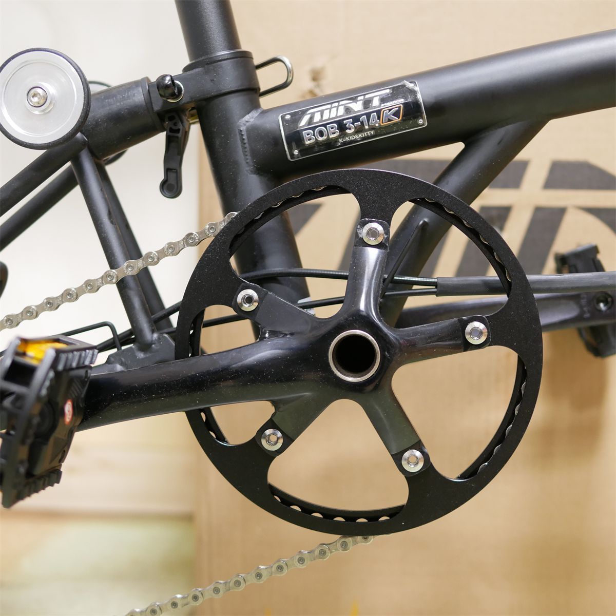 MINT BOB3-14K 14インチ折り畳み自転車 BROMPTON風 ダホンk3 国内正規 