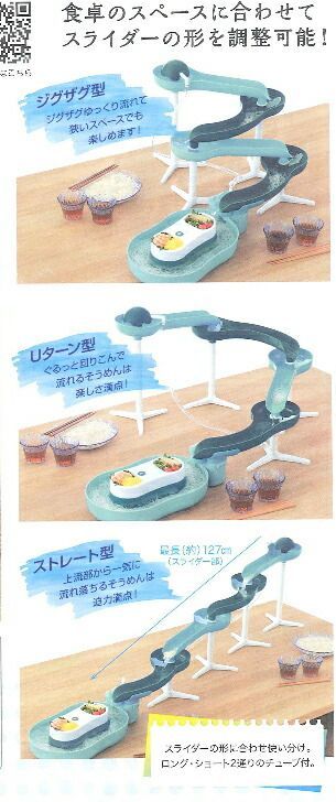 ツイストスライダー そうめん流し器 720° パール金属 流麺 ツイストスライダーそうめん流し器720(ミント