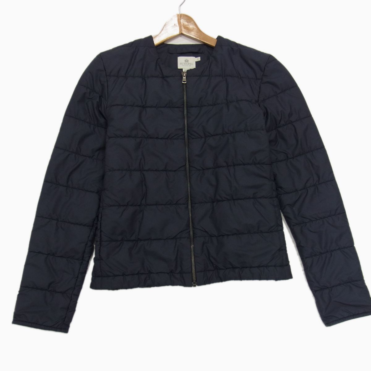 コラボ◇LAVENHAM×SUNSPEL キルティングジャケット ノーカラー  