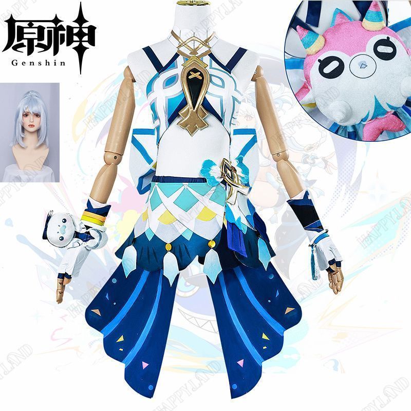 原神 ムアラニ コスプレ衣装 原神 げんしん ヒロイン Mualani コスプレ衣装 ウイッグ付き コスチューム ハ-A