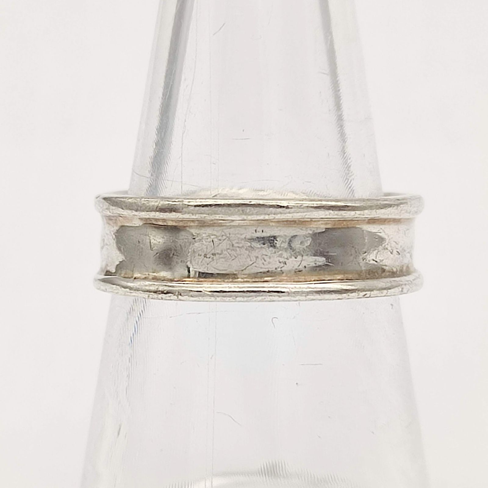 シルバーリング　美品silver サイズ約14号　シルバー925 2003 美品】シルバーリング SILVER シルバー925 14号 - メルカリ