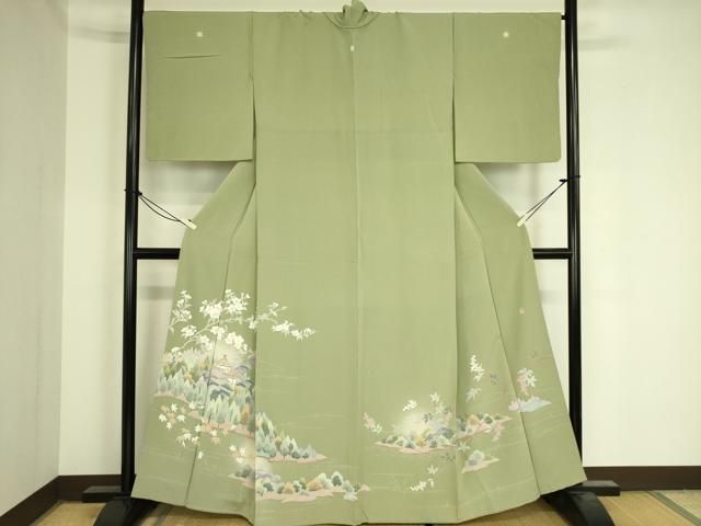 平和屋着物□豪華色留袖 人物風景文 正絹 逸品 AABD9579st 正絹 逸品 平和