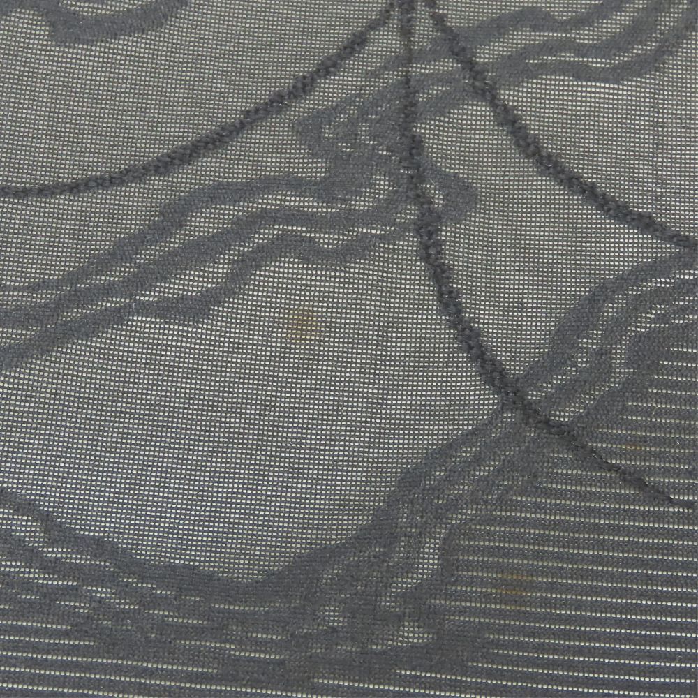 名古屋帯 京袋 夏物 ポリエステル ブラック しつけ糸あり 喪服用 紗京袋帯 和装 呉服 和服 きもの レディース 女性