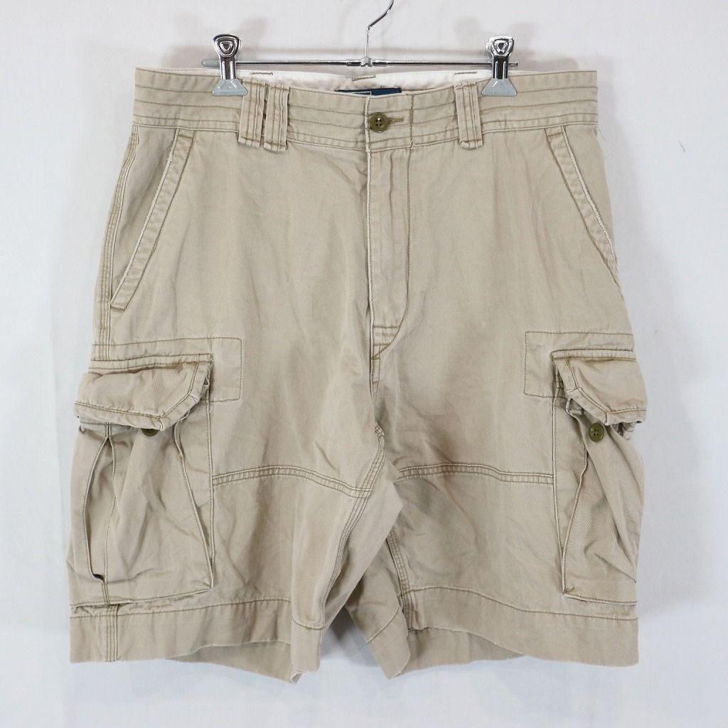 SALE/ Polo by Ralph Lauren ポロバイラルフローレン チノ カーゴショーツ ショートパンツ ポロチノ ベージュ (メンズ 34) 中古 古着 N8644