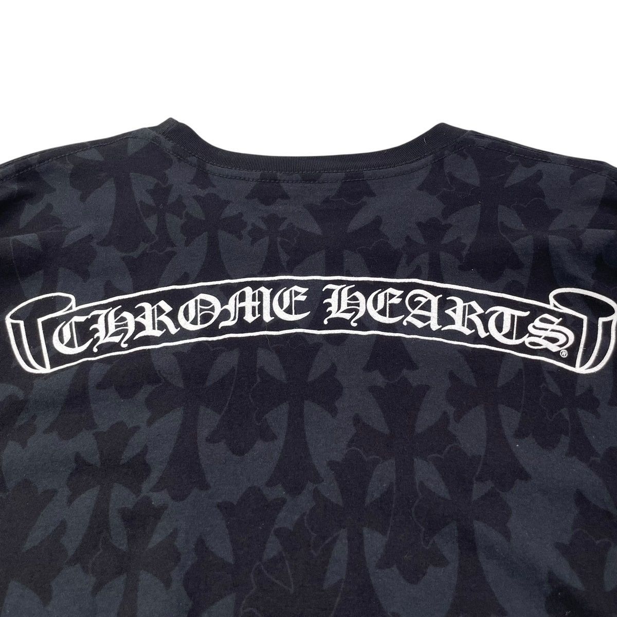 CHROME HEARTS クロムハーツ 長袖Tシャツ セメタリークロス M 中古】 CHROME HEARTS クロムハーツ グレイブヤード セメタリー