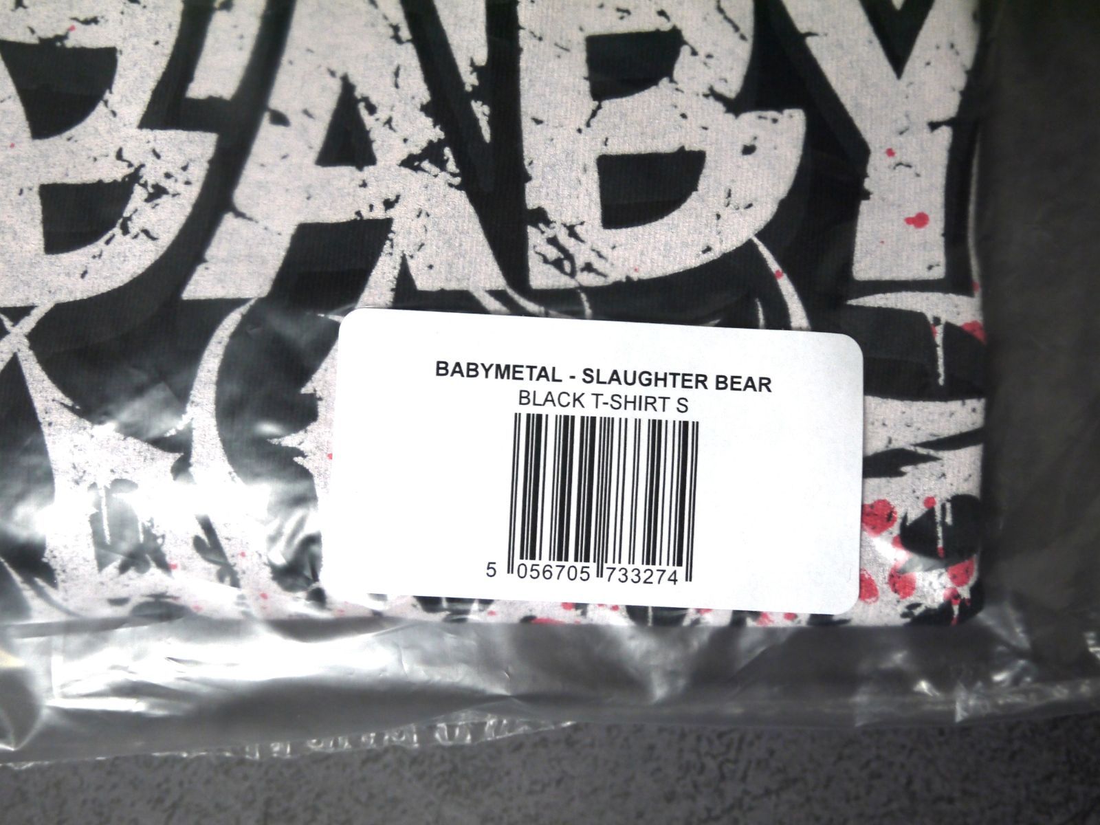BABYMETAL Tシャツ Sサイズ BABY SLAUGHTER BEAR TEE 海外Ver