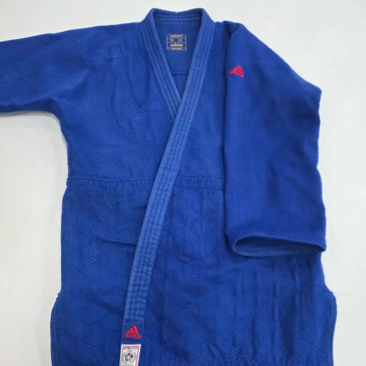 アディダス 赤 ロゴ 選手用 柔道着 170