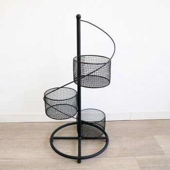 アイアンスタンドプランター 花台 鉢カバー 2003IFH001