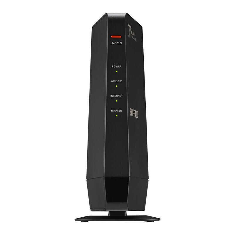 未開封 BUFFALO 無線LAN親機 802.11be|ax|ac|n|a|g|b 5764＋688Mbps Wi-Fi 7 be | IPv6対応 WSR6500BE6P|CBK ♥ 送料無料