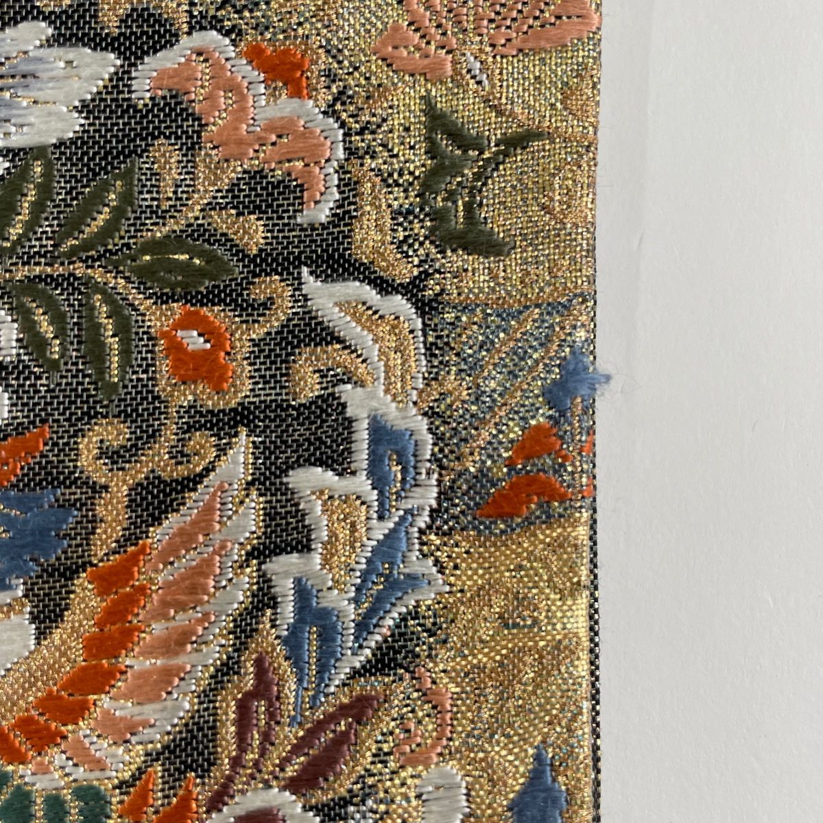 袋帯 秀品 華文 向鳥 金糸 箔 鶯色 六通 正絹 【中古】 - メルカリ