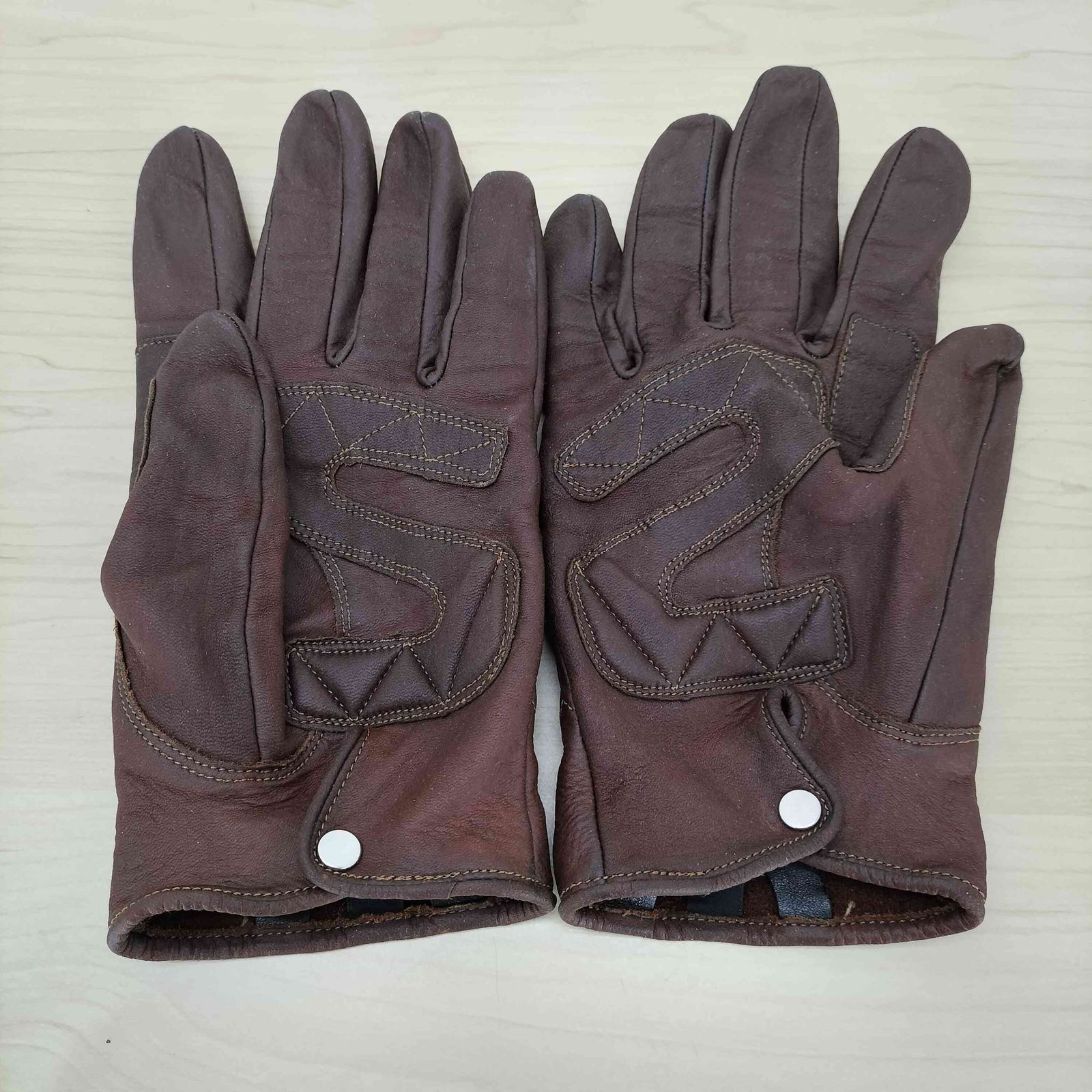 REDDISH BROWNのKNIT GLOVE Knitted Gloves Rugged Wear Work Gloves