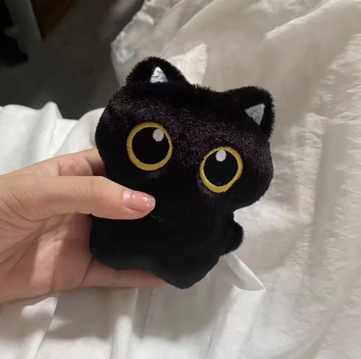 黒猫 ぬいぐるみ キーホルダー ストラップ ネコ キャッツ