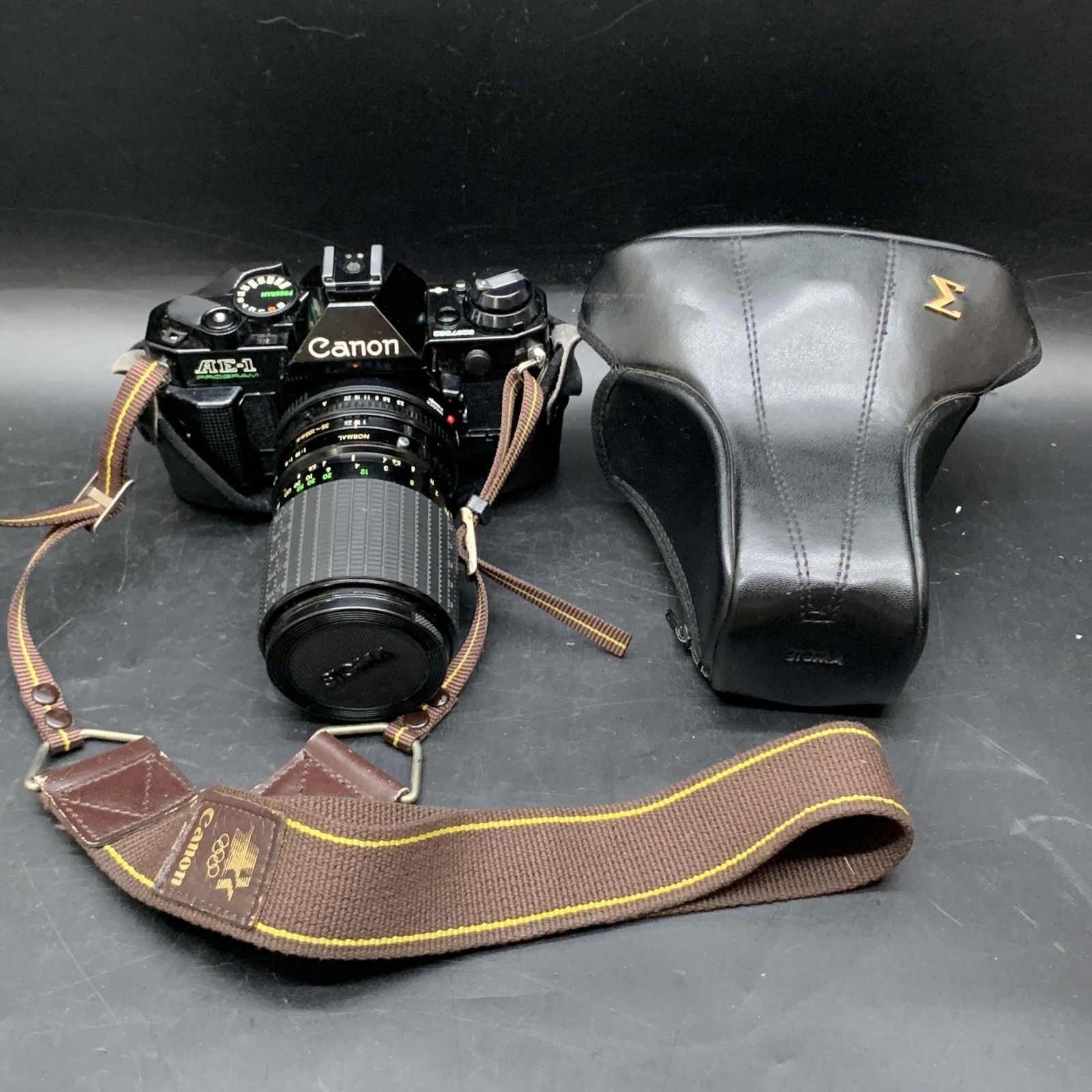 J333 CANON AE-1 PROGRAM レンズセット|シグマ SIGMA ZOOM-αII 35-105mm 1 3.5-4.5 キャノン 一眼レフ フィルムカメラ 動作未