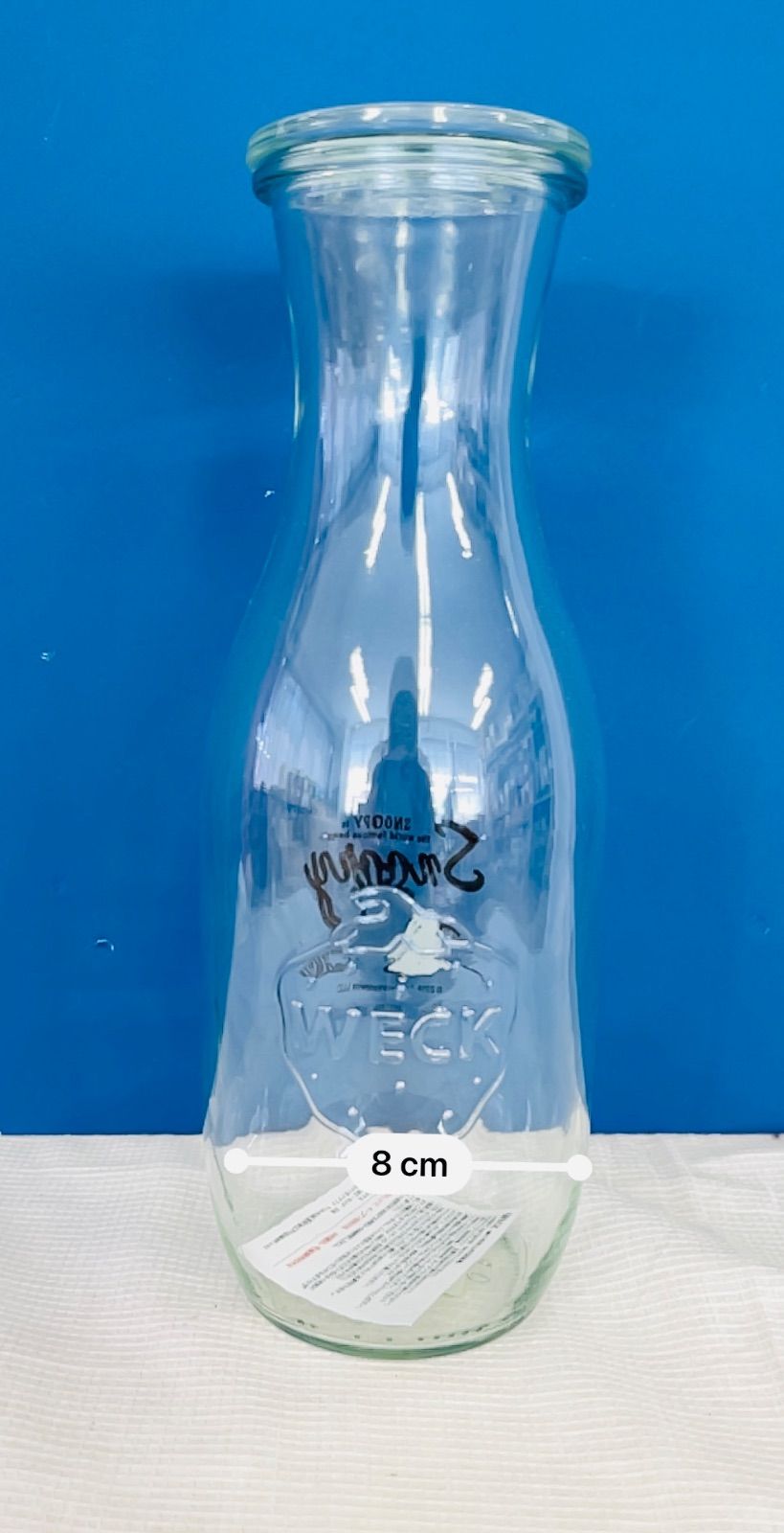 WECK 　スヌーピー　コラボ　　ガラスキャニスター　ジュースジャー SNOOPY×WECKコラボ ガラスジュースジャー1000ml - メルカリ