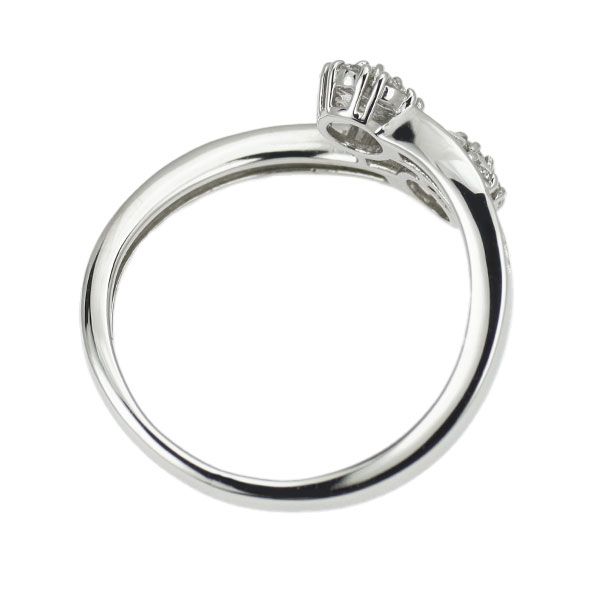 Pt950 ダイヤモンド リング 0.30ct フラワー - メルカリ