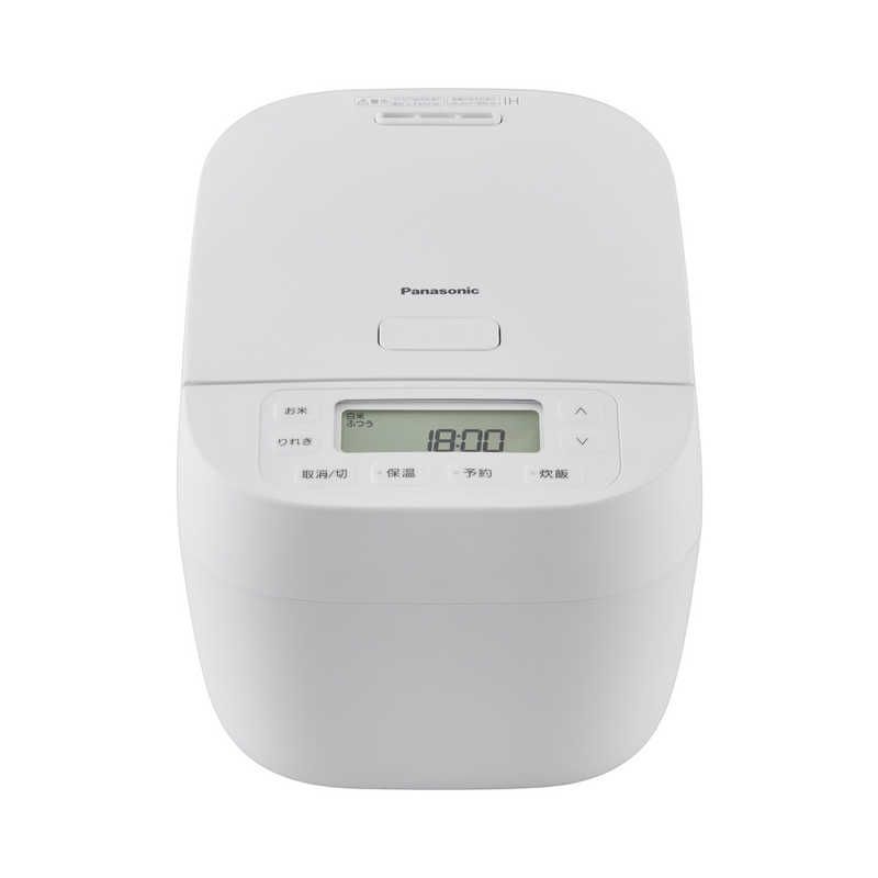 パナソニック 炊飯器 5 5合 IHジャー 備長炭釜 ホワイト SR N 210 D W