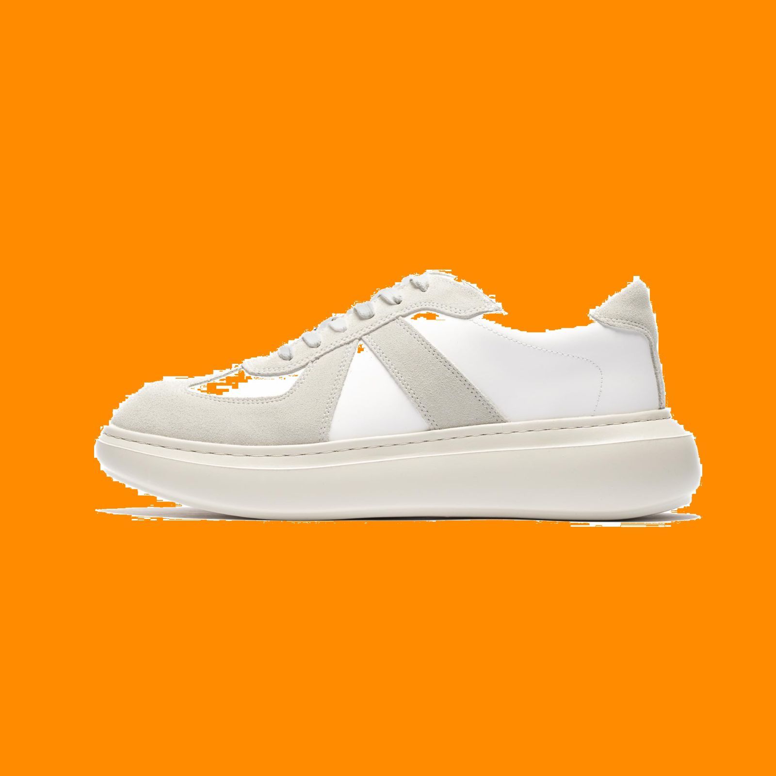 商品 ホワイト 男女兼用 ホワイト 厚底 7.0CM シューズ 疲れにくい シークレットスニーカー WHITE バレない ACCOLE スニーカー 背が高くなる FILLIN