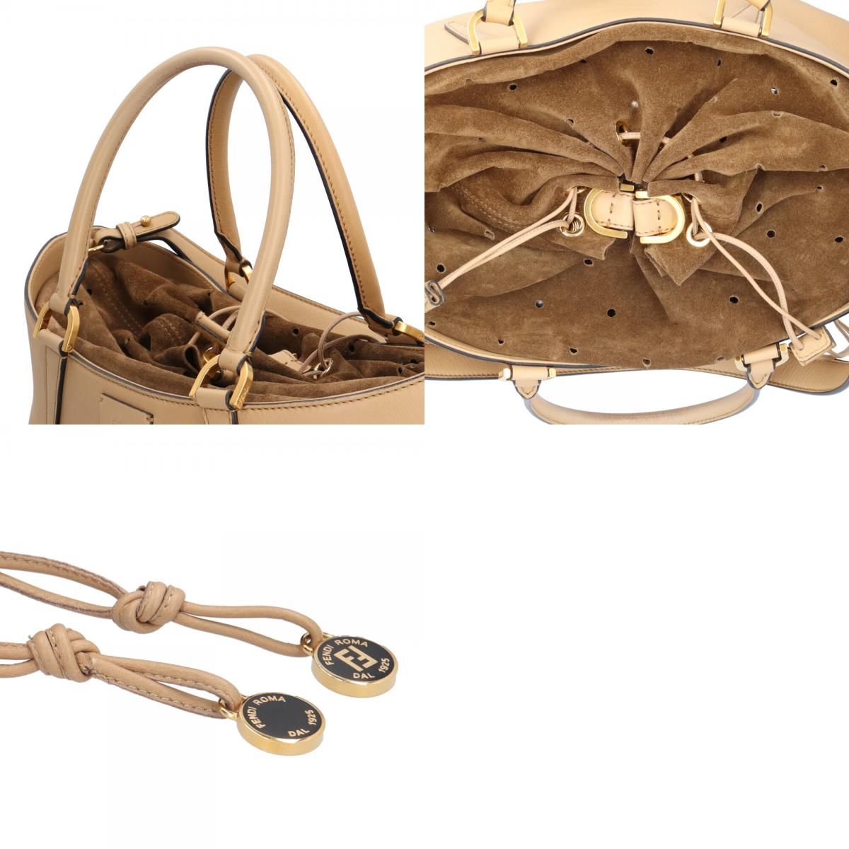 フェンディ ペカン ショルダーバッグ レザー 8BN237-A9E ブラウン  