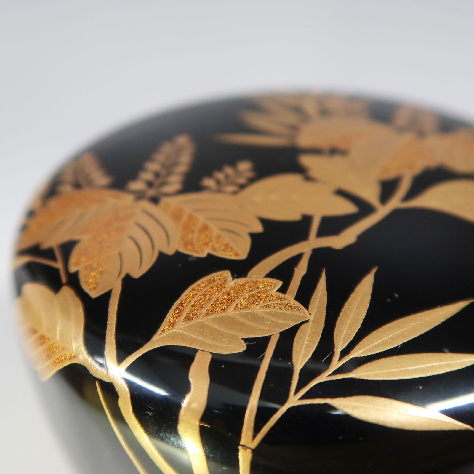 茶道具】湯浅華暁作 桐竹蒔絵平棗 表千家13代家元