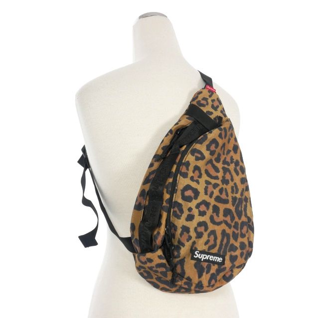 シュプリーム SUPREME 20AW Leopard Sling Bag スリングバッグ ボディバッグ 鞄 レオパード