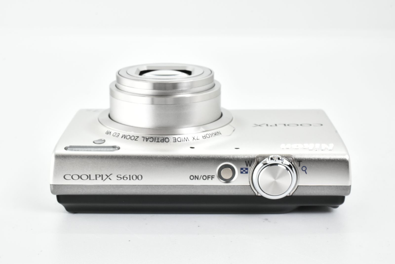 美品】Nikon COOLPIX S6100 Silver 16MP Digital Point & Shoot