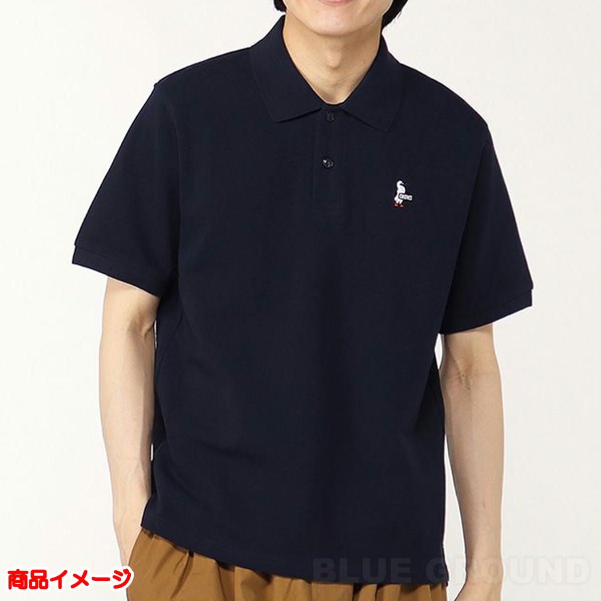 美品 FCRB ポロシャツ XL チャムス / ブービー ポロシャツ メンズ： ブラック［K001］ XXL
