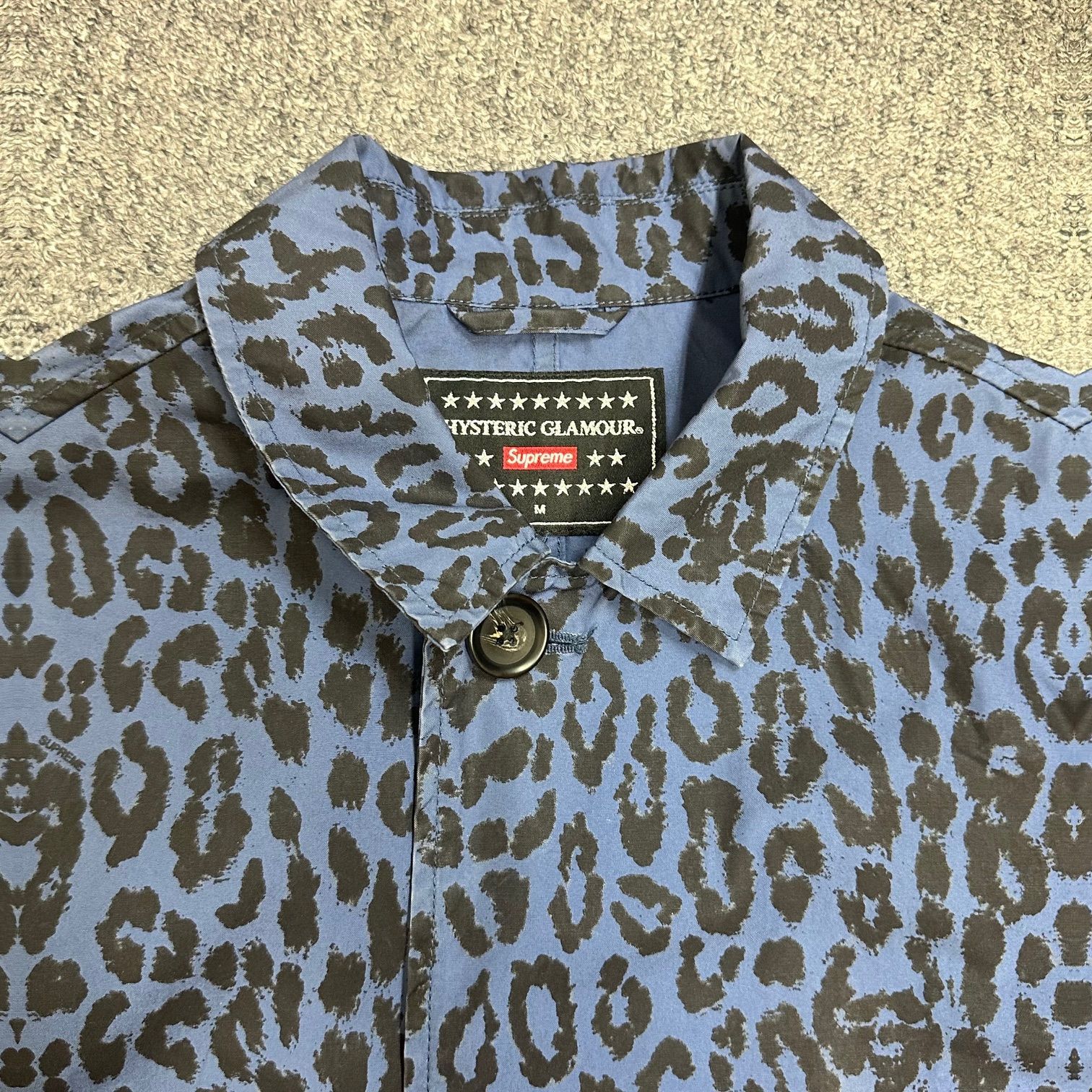 ★希少★シュプリーム　ヒステリックグラマー　コラボレオパードトレンチコート　L Supreme HYSTERIC GLAMOUR Leopard Trench Tan トレンチコート