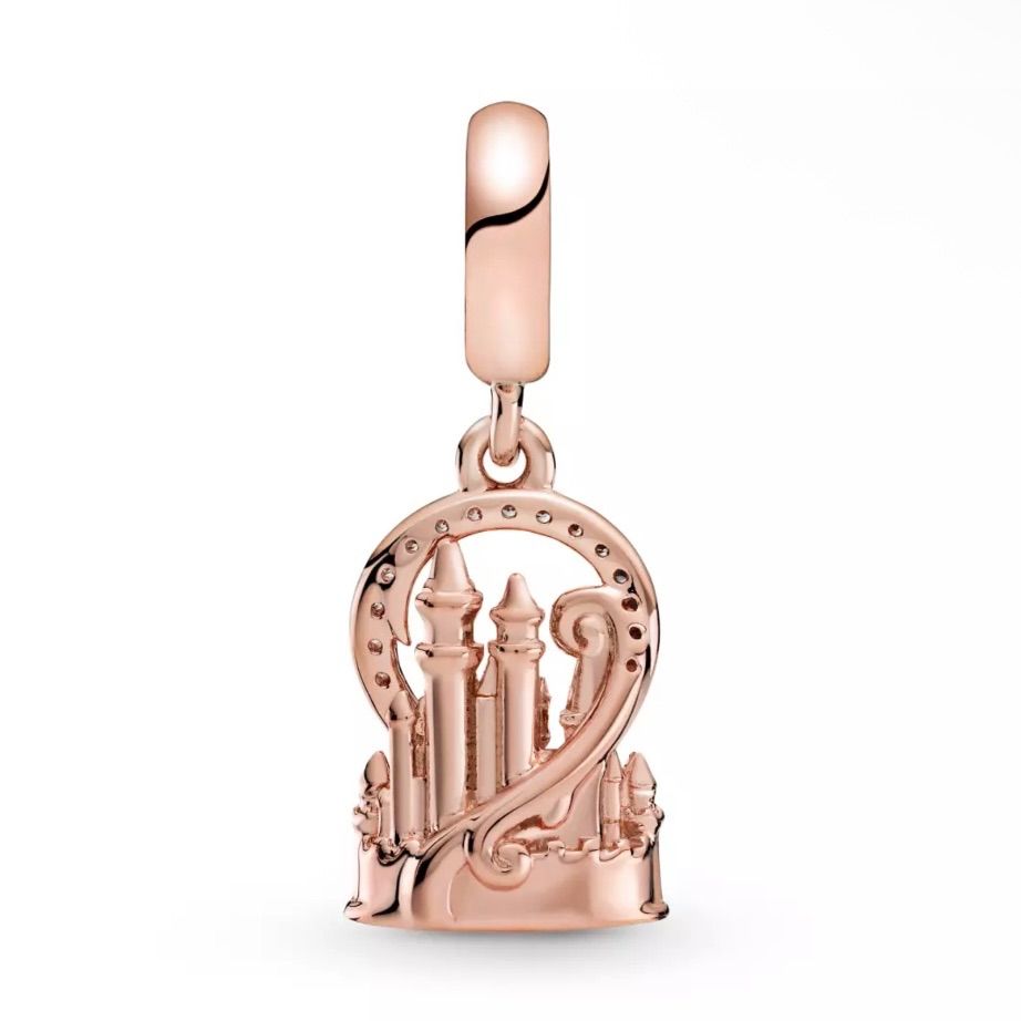 Pandora ディズニーパークキャッスルシルバー チャーム 日本未発売】 ディズニー パーク限定 パンドラ ファンタジー