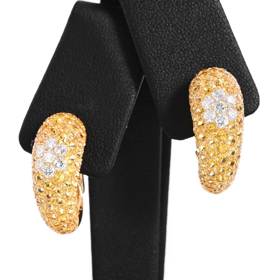 no-brand ノンブランドジュエリー ピアス イエローサファイア ピアス