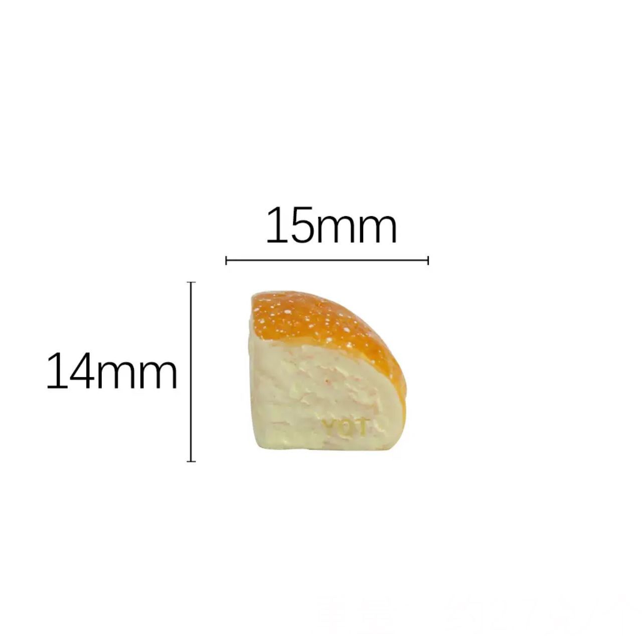 パイナップルのレアチーズケーキ ミニチュアフード 奥深し