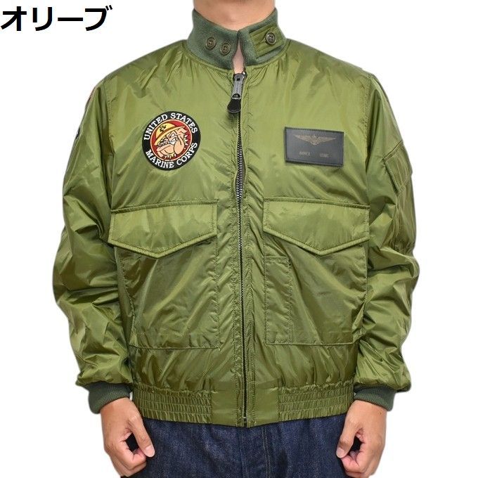 AVIREX ミリタリージャケット U.S. オリーブ　Ｌ 楽天市場】AVIREX アビレックス CUSTOM L-2 TEST PILOT L2