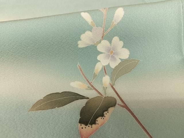 平和屋着物○本加賀友禅作家 南克治 訪問着 花籬文 暈