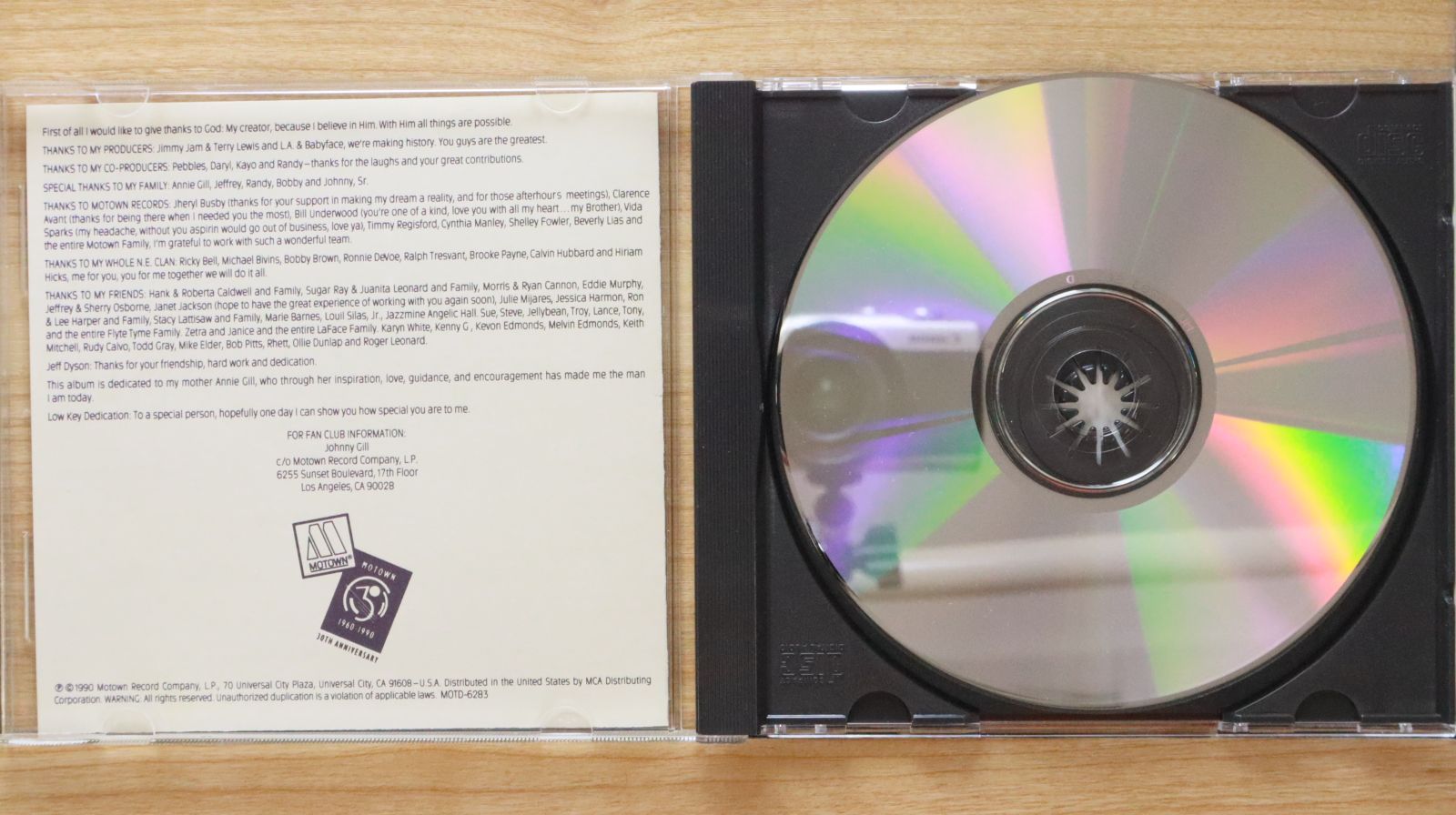 中古CD☆ジョニー・ギル/Johnny Gill□ Same 【MOTD6283/0050109628322