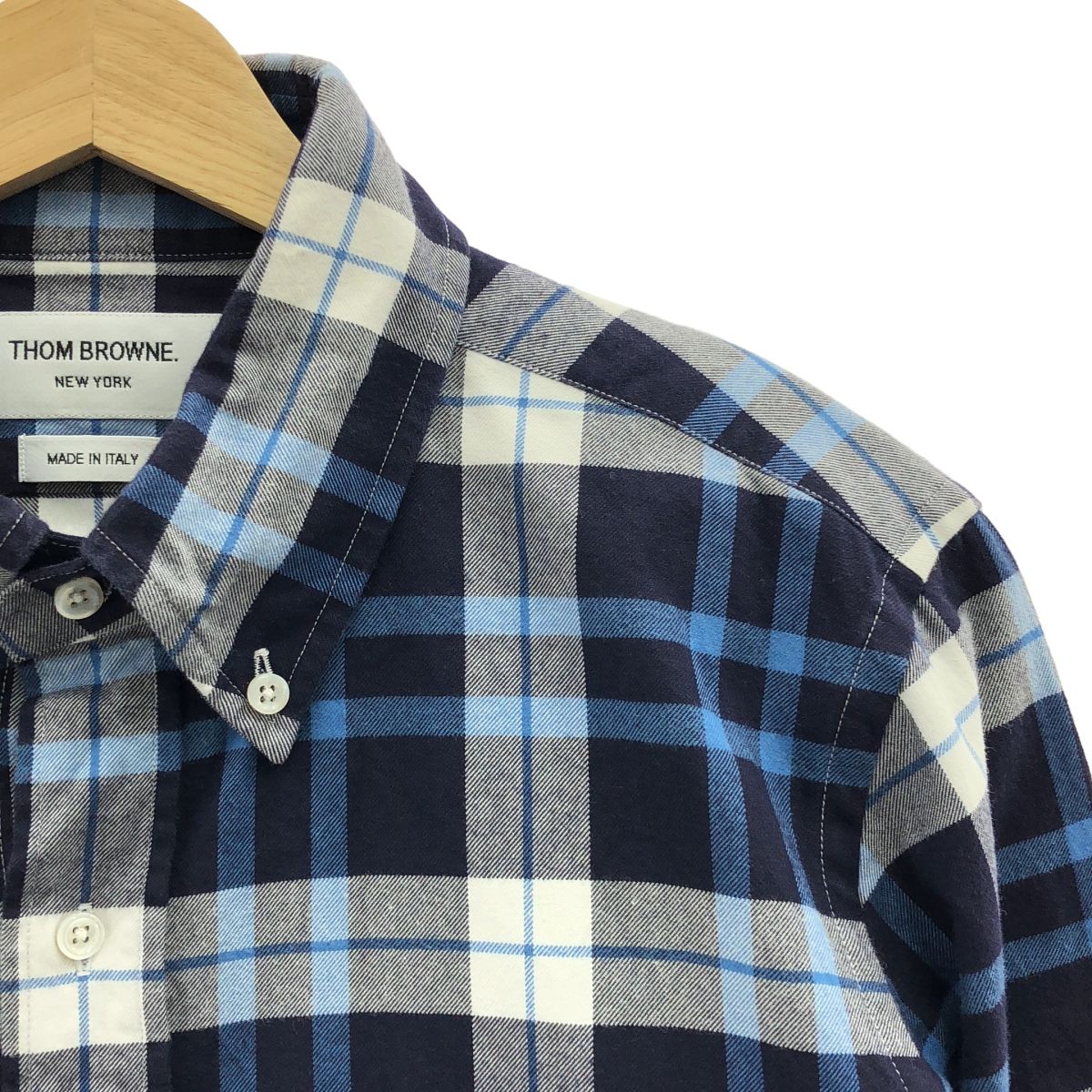 美品】 THOM BROWNE / トムブラウン | チェック フランネル