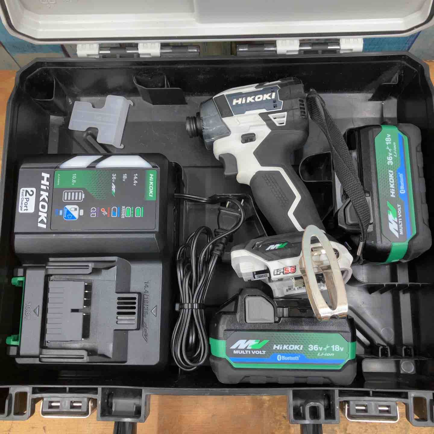 中古品】☆ハイコーキ(HIKOKI ※旧:日立工機) コードレスインパクト 