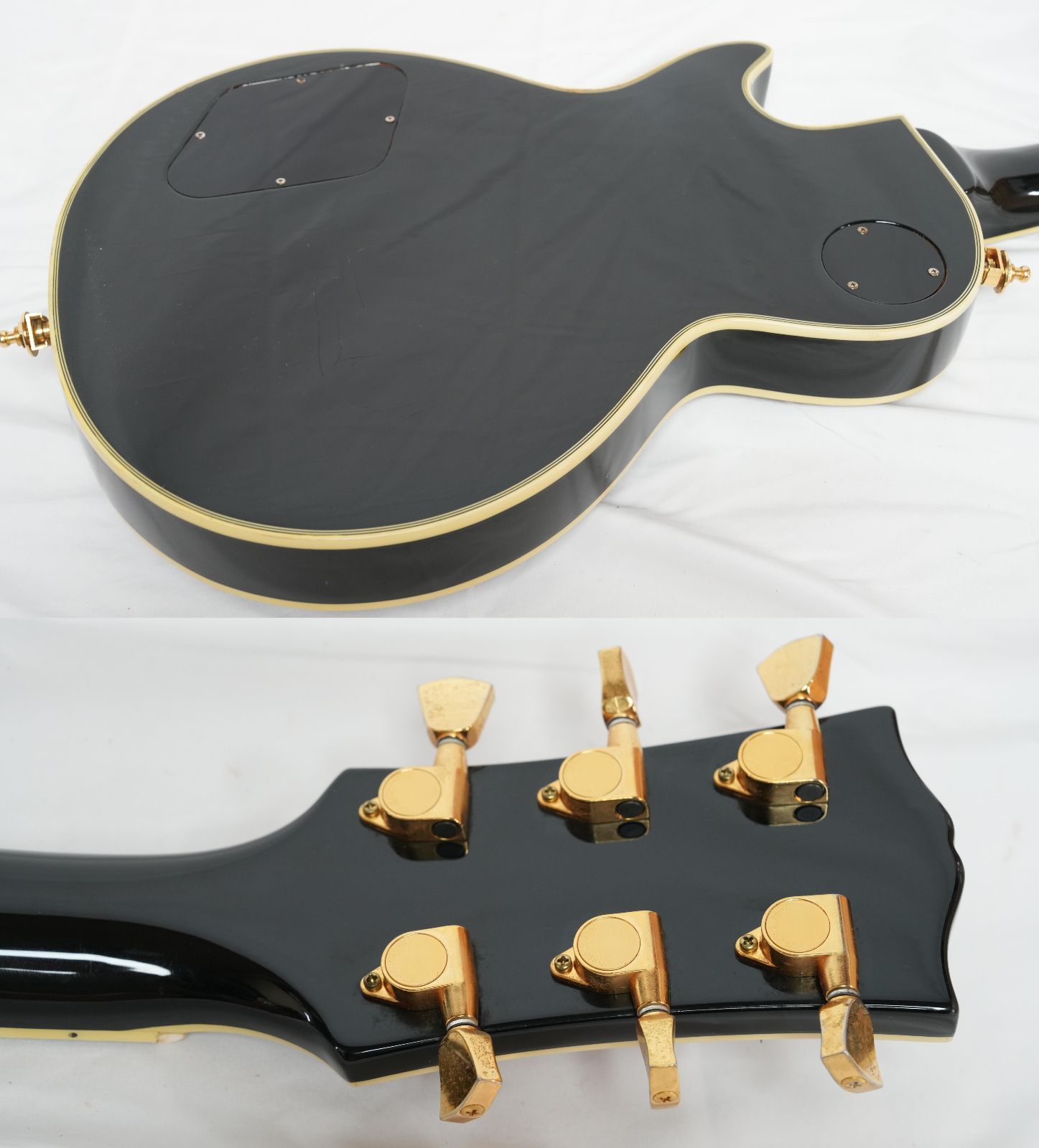☆EDWARDS by ESP E-LP Les Paul Custom 初期型 極太ネック レスポール