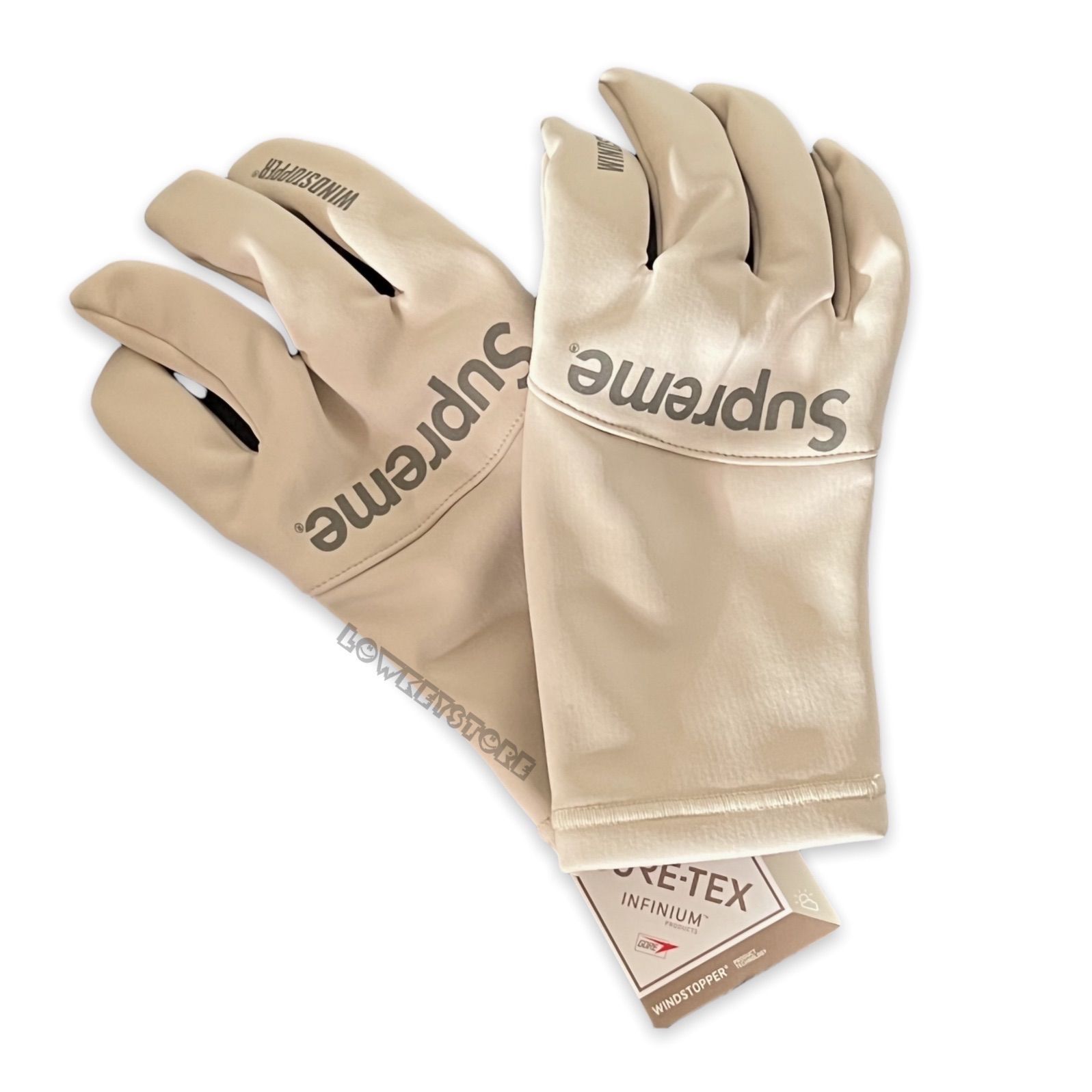 supreme WINDSTOPPER Gloves navy M/L 手袋