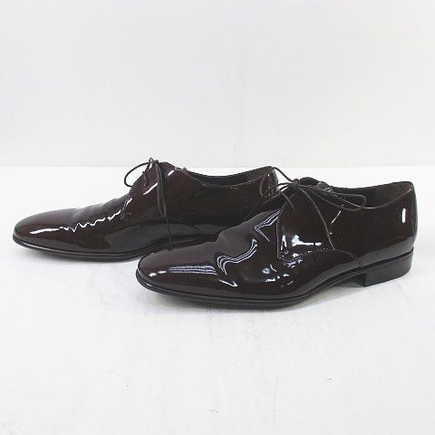 サルヴァトーレフェラガモ Salvatore Ferragamo レースアップシューズ ドレスシューズ 6.5 2E ブラウン 茶系 レザー イタリア製