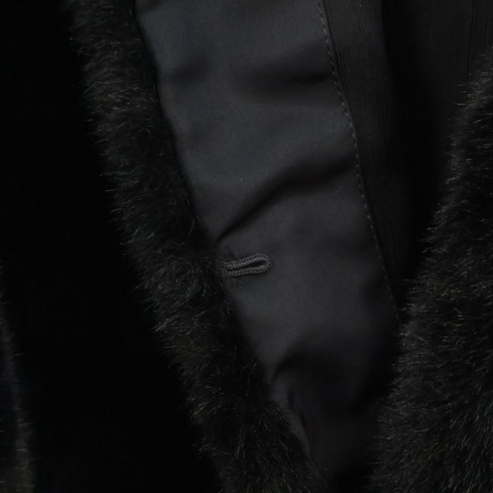 PRADA (プラダ) アスペン コート フェイクファー ロングジャケット  