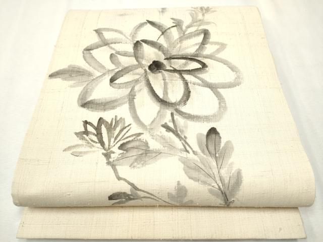 平和屋着物●太鼓柄　京袋帯　生紬　枝花文　正絹　逸品　CAAV7187hy 平和屋着物○太鼓柄 京袋帯 生紬 枝花文 正絹 逸品 CAAV7187hy - メルカリ