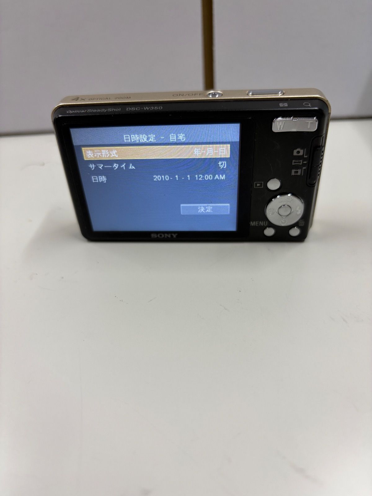 美品 SONY ソニー Cyber-shot サイバーショット DSC-W350 ゴールド