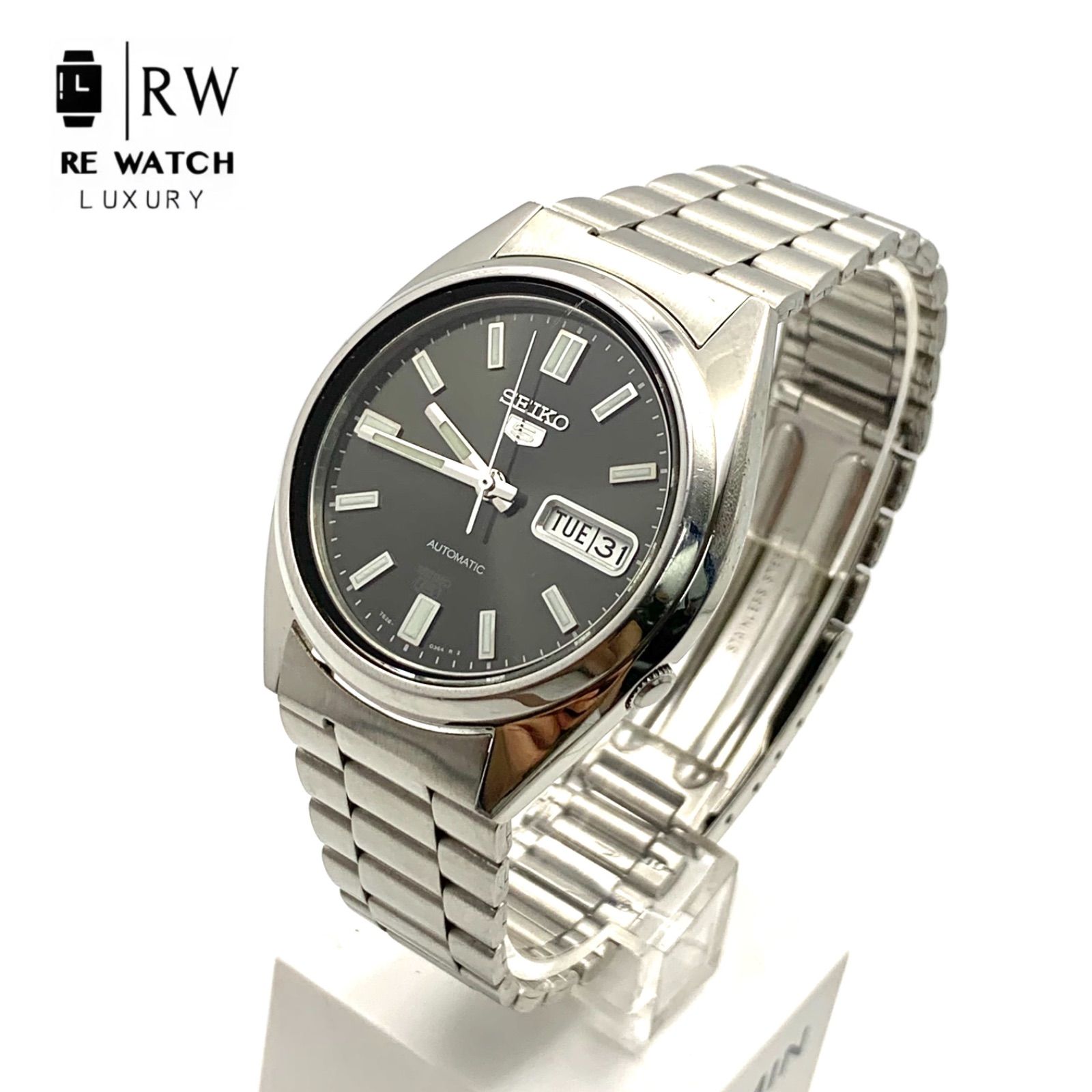 中古】SEIKO 7S26-3040 自動巻き 腕時計 ブラック - メルカリ