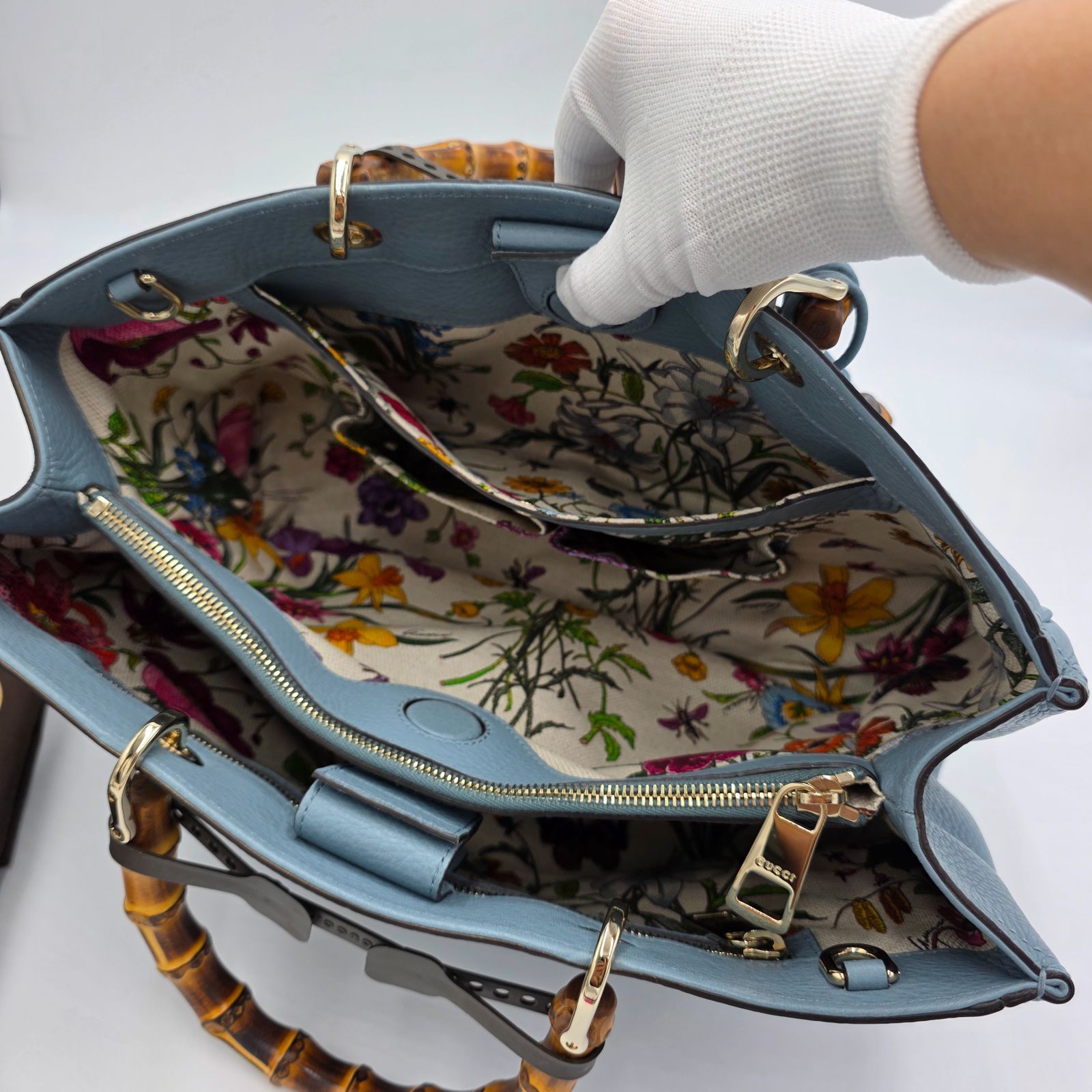 限定品★グッチ バンブーショッパースモールバッグ　日本50周年ハンドバッグ GUCCI】【日本限定】【50周年記念】グッチ『バンブーショッパー