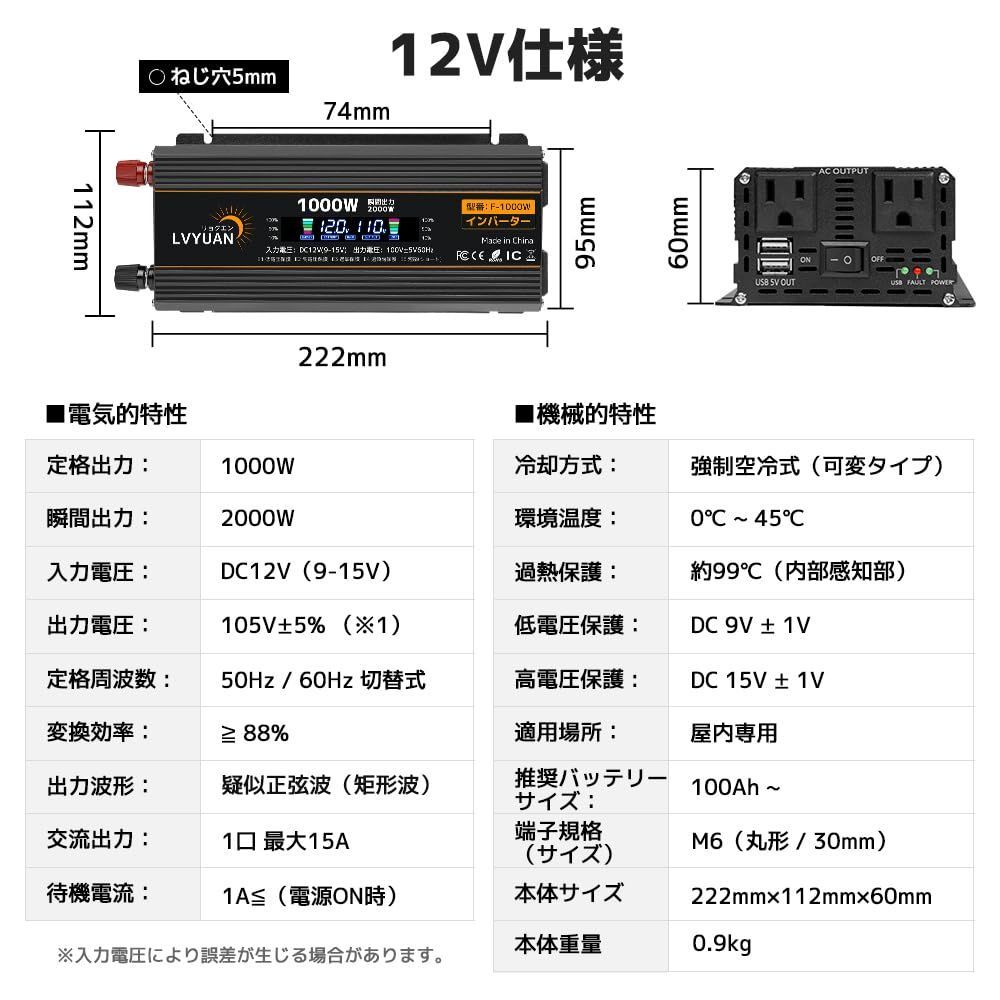 12V 定格