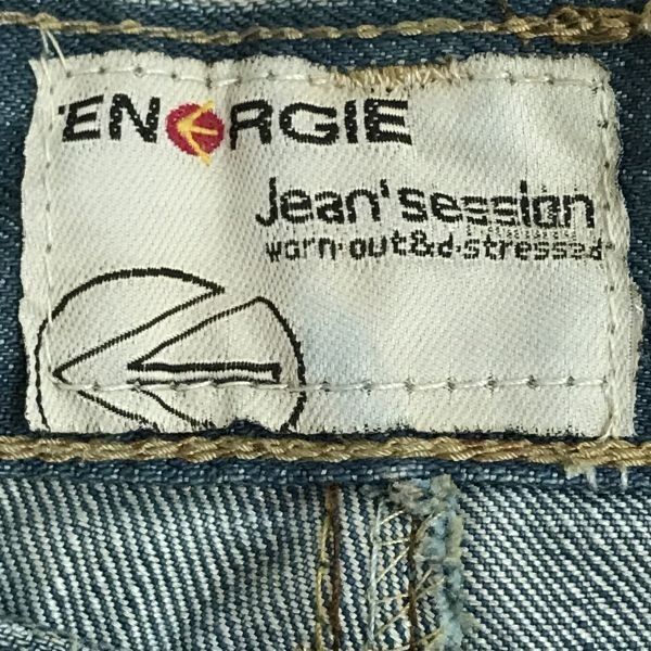 エナジー/ENERGIE☆注目/ヴィンテージUSED加工/ストレートデニムパンツ